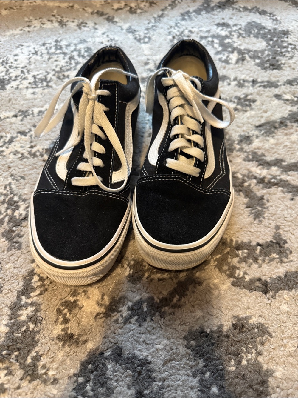 Vans Classic Black and White Skate Sneakers